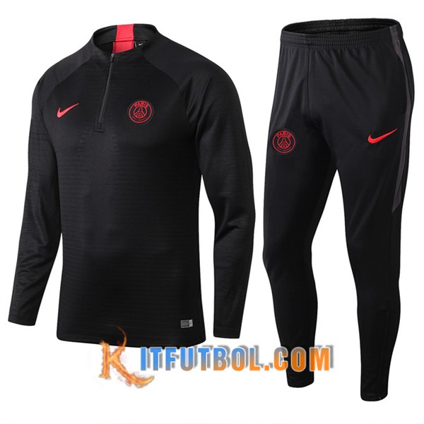 Nueva Chaqueta Futbol + Pantalones PSG Negro 19/20