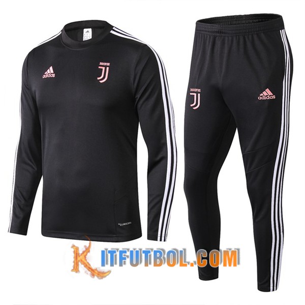 Nueva Chaqueta Futbol + Pantalones Juventus Negro 19/20