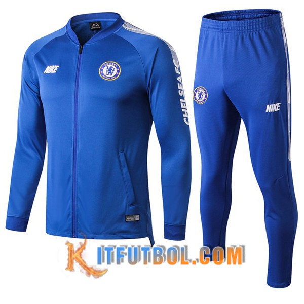 Nueva Chandal Futbol - Chaqueta + Pantalones FC Chelsea Azul 19/20