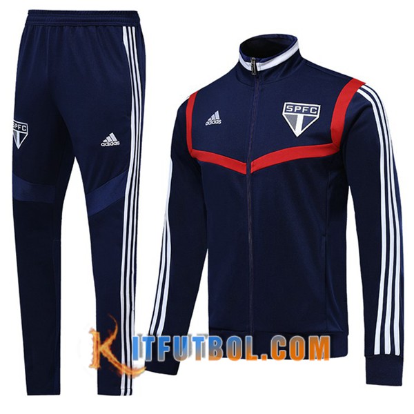 Nueva Chandal Futbol - Chaqueta + Pantalones Sao paulo Azul 19/20