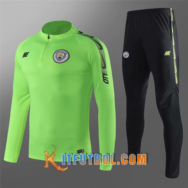 Nueva Chandal Futbol Manchester City Verde 19/20