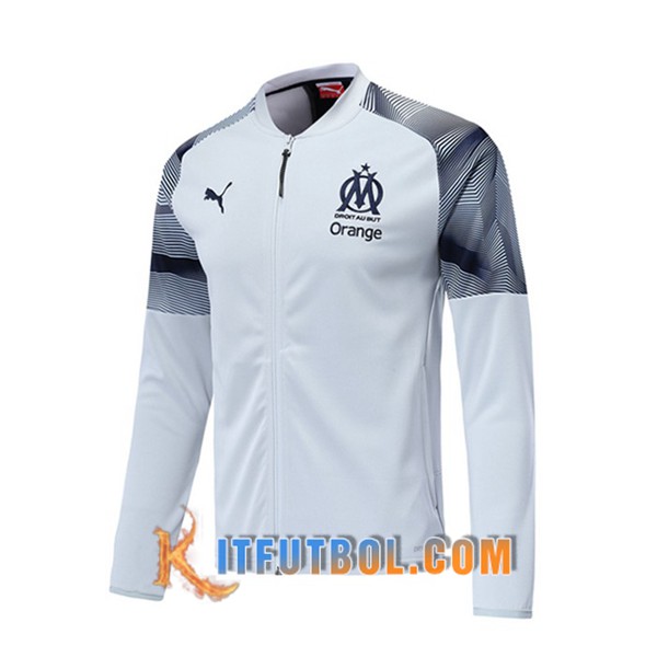 Nueva Chaqueta futbol Marsella OM Blanco 19/20