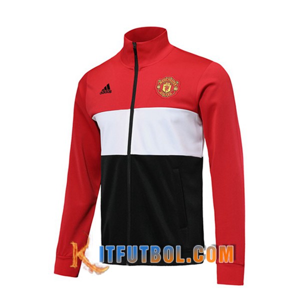 Nueva Chaqueta futbol Manchester United Roja Blanco Negro 19/20