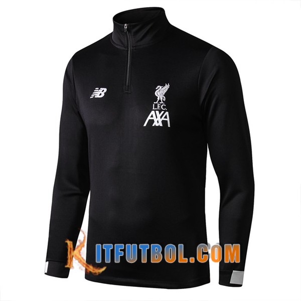 Nueva Entrenamiento Sudadera FC Liverpool Negro 19/20