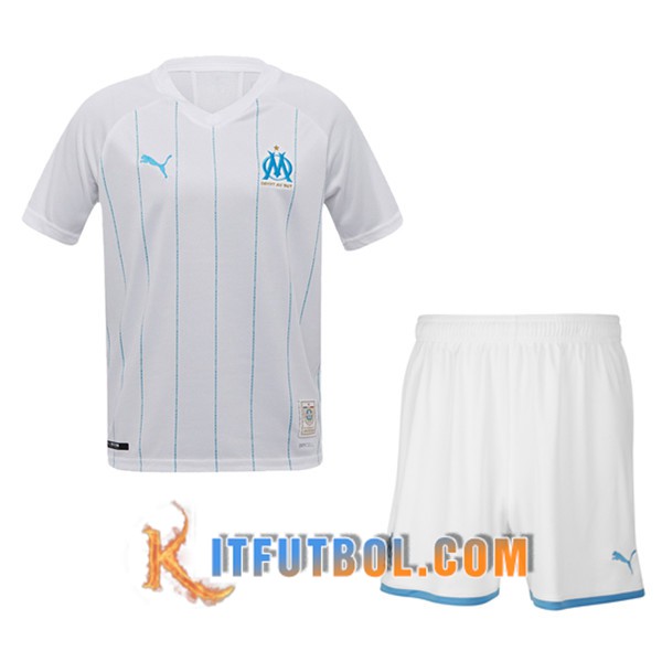 Camisetas Personalizadas Futbol Marsella OM Ninos Primera 19/20