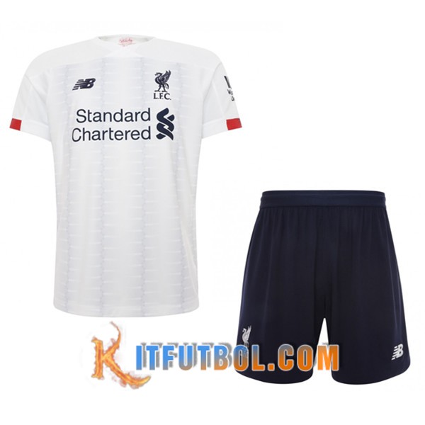 Camisetas Personalizadas Futbol FC Liverpool Ninos Segunda 19/20