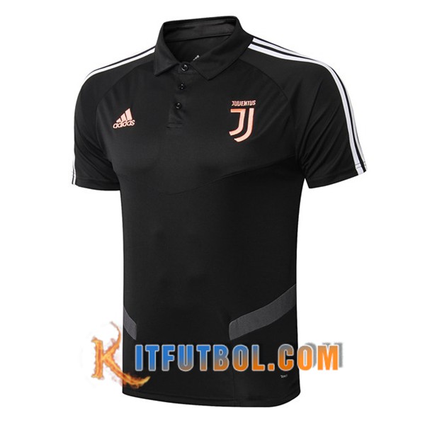 Nueva Polo Futbol Juventus Negro 19/20