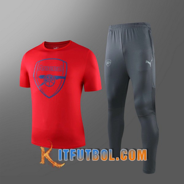 Camiseta Entrenamiento Arsenal Ninos + Pantalones Roja 19/20