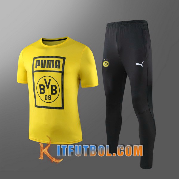 Camiseta Entrenamiento Dortmund BVB Ninos + Pantalones Amarillo 19/20