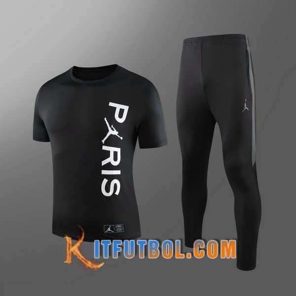 Camiseta Entrenamiento PSG Jordan Ninos + Pantalones Negro 19/20