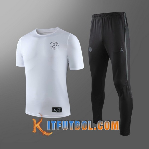 Camiseta Entrenamiento PSG Ninos + Pantalones Blanco 19/20