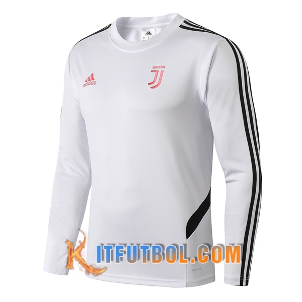 Nueva Entrenamiento Sudadera Juventus Blanco Negro 19/20