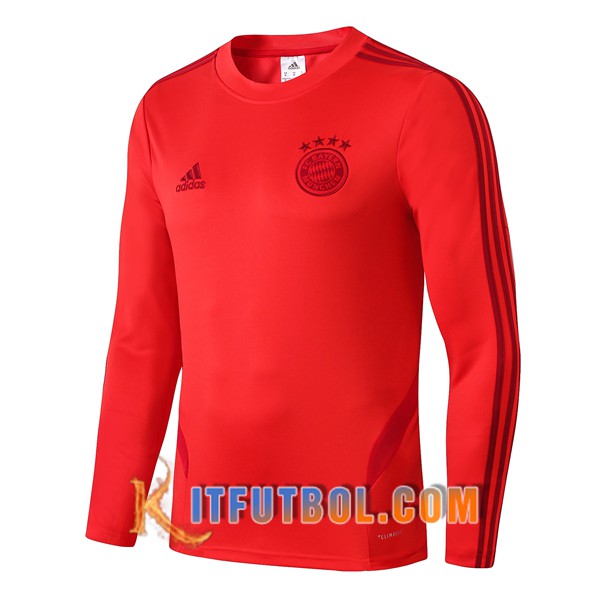Nueva Entrenamiento Sudadera FC Bayern Munich Roja 19/20