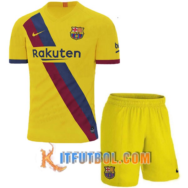Camisetas Personalizadas Futbol FC Barcelona Ninos Segunda 19/20
