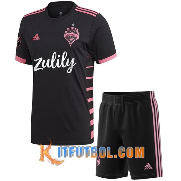 Camisetas Personalizadas Futbol Seattle Sounders Ninos Segunda 19/20