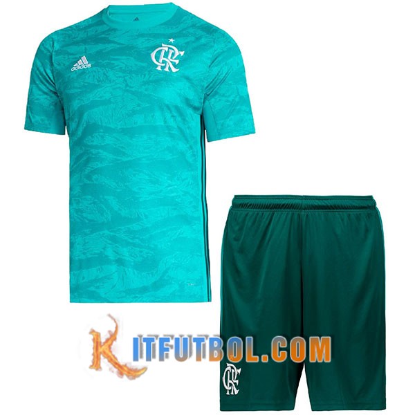 Camisetas Personalizadas Futbol Flamengo Ninos Portero Azul 19/20