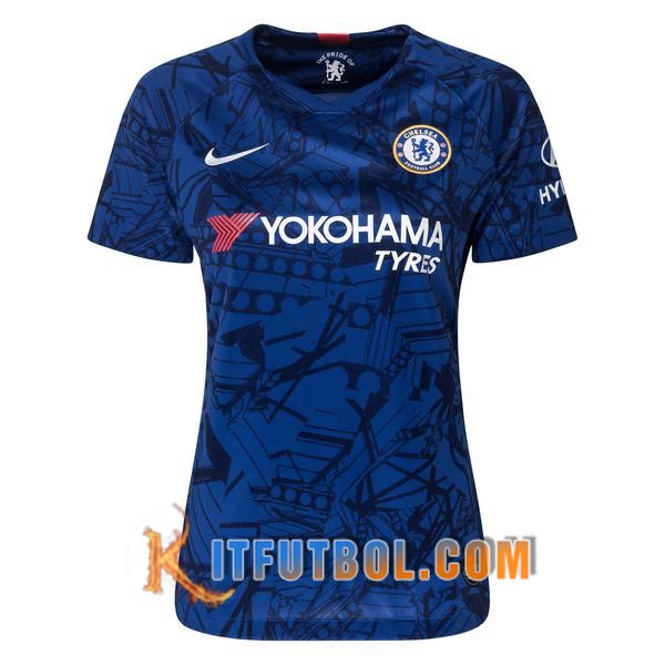Camisetas Personalizadas Futbol FC Chelsea Mujer Primera 19/20