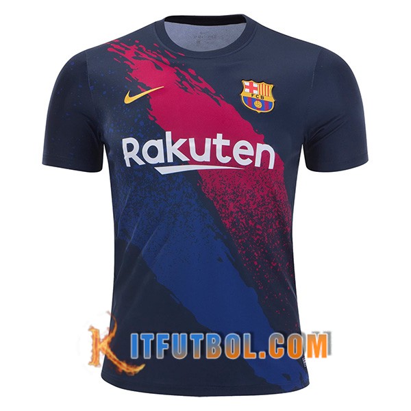Camiseta Entrenamiento FC Barcelona Negro Roja 19/20