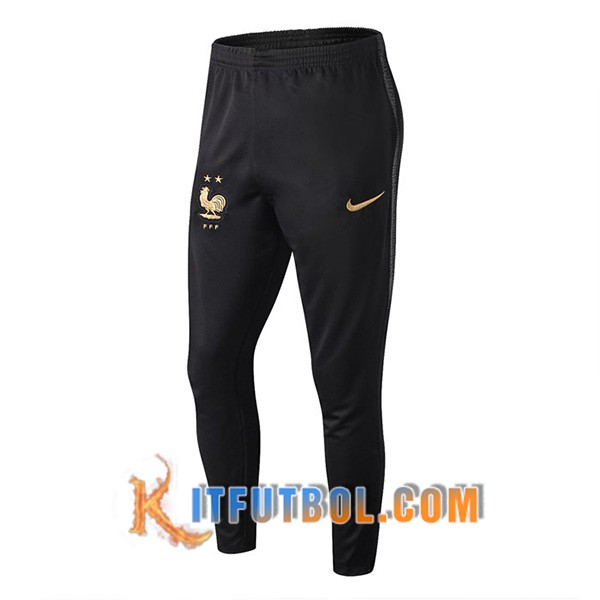 Nueva Pantalones Futbol Francia Negro 19/20