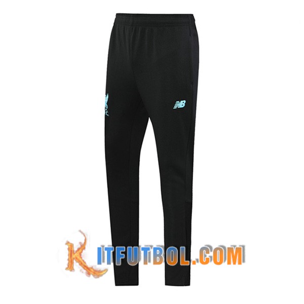 Nueva Pantalones Futbol FC Liverpool Negro Azul 19/20