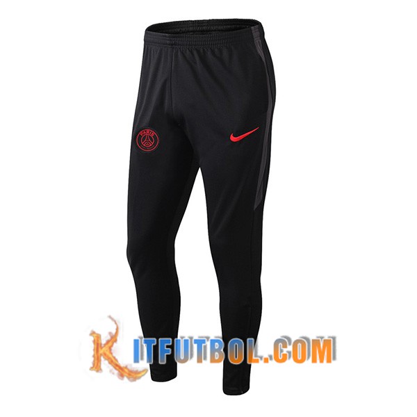 Nueva Pantalones Futbol PSG Negro Roja 19/20