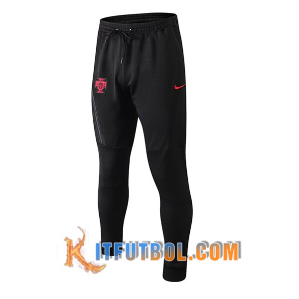 Nueva Pantalones Futbol Portugal Negro 19/20