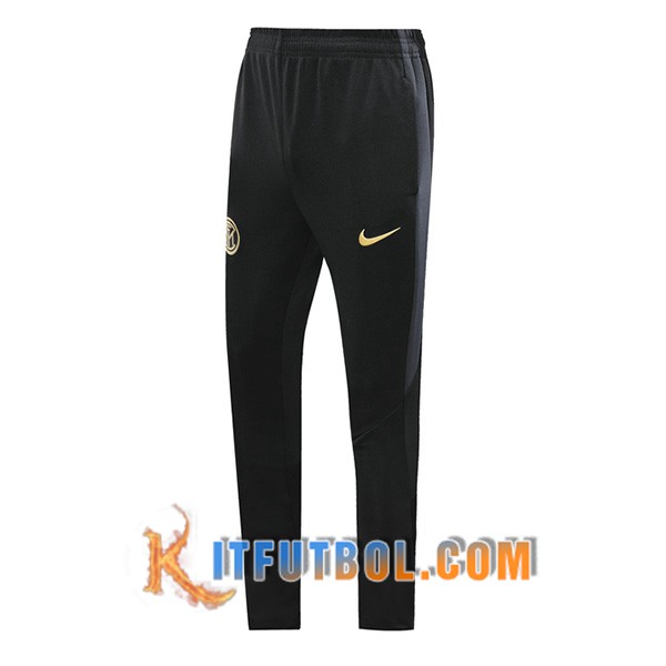 Nueva Pantalones Futbol Inter Milan Negro Gris 19/20