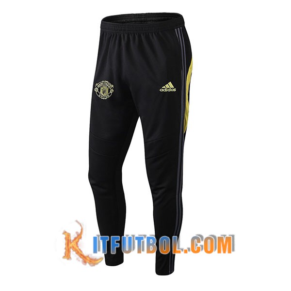 Nueva Pantalones Futbol Manchester United Negro 19/20