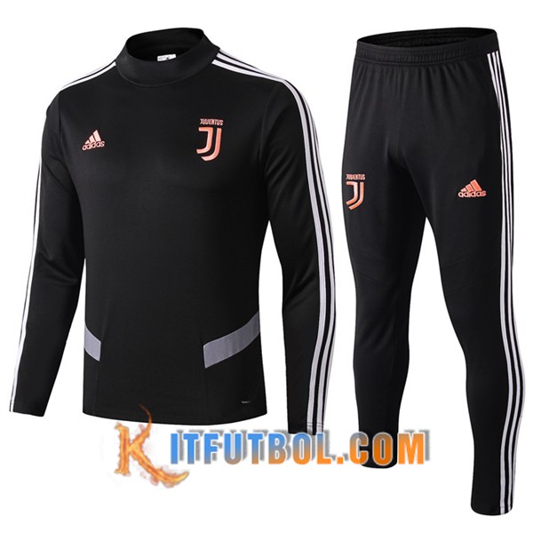 Nueva Chandal Futbol + Pantalones Juventus Negro Gris 19/20