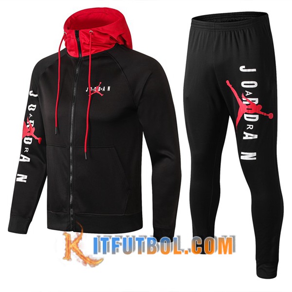 Nueva Chandal Futbol - Chaqueta + Pantalones PSG Jordan Negro 19/20