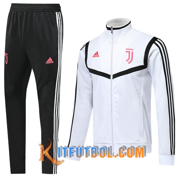 Nueva Chandal Futbol - Chaqueta + Pantalones Juventus Blanco Negro 19/20