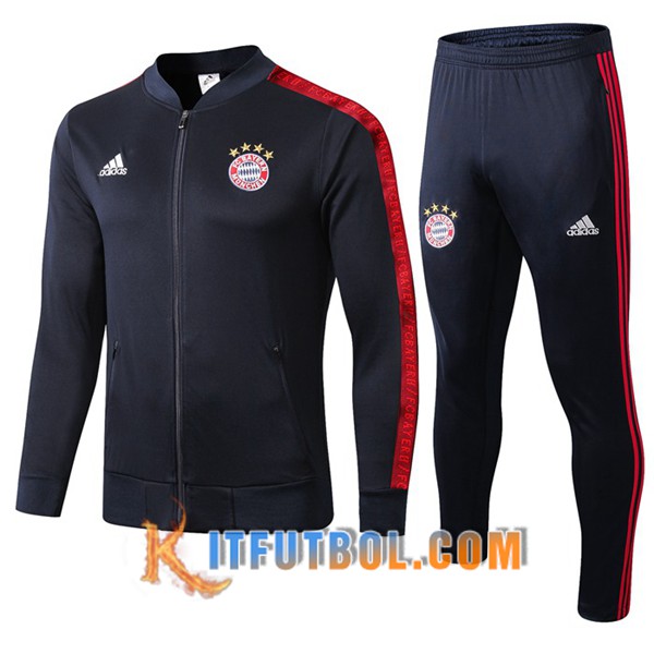 Nueva Chandal Futbol - Chaqueta + Pantalones Bayern Munich Azul Oscuro 19/20