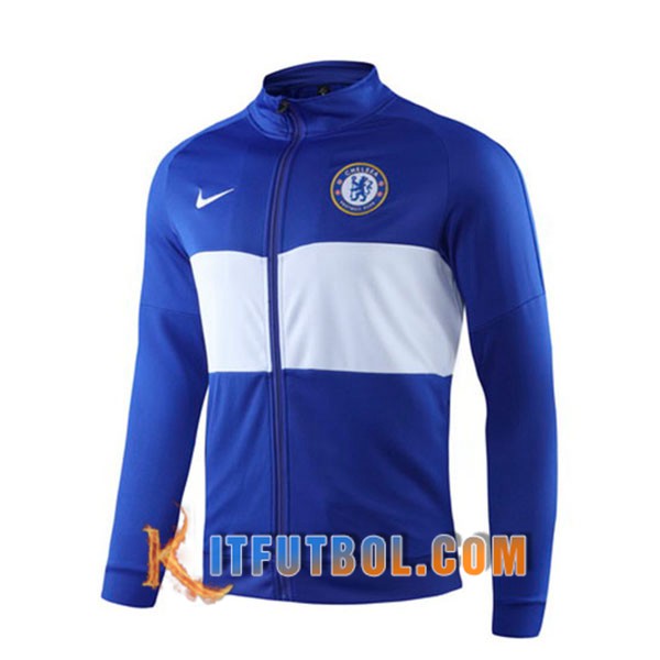 Nueva Chaqueta Futbol FC Chelsea Azul Blanco 19/20