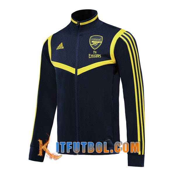 Nueva Chaqueta Futbol Arsenal Negro Amarillo 19/20