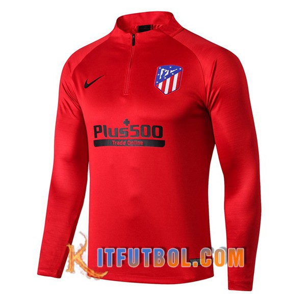 Nueva Entrenamiento Sudadera Atletico Madrid Roja 19/20
