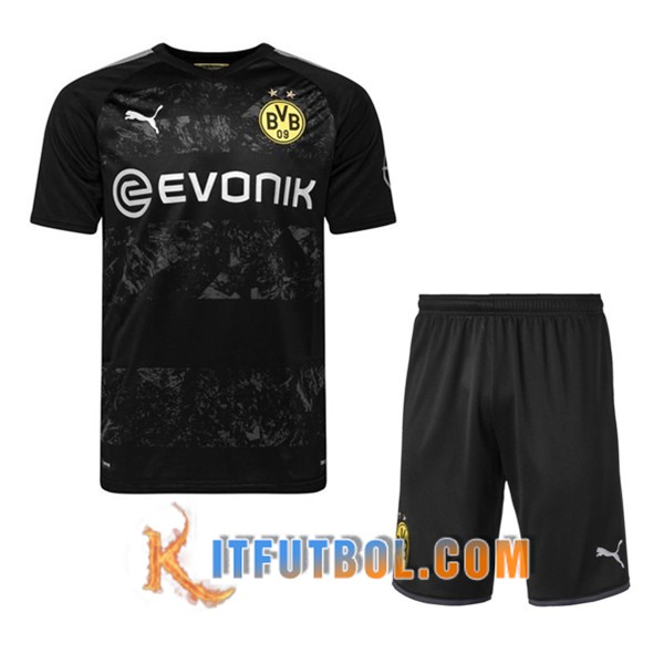Camisetas Personalizadas Futbol Dortmund BVB Ninos Segunda 19/20