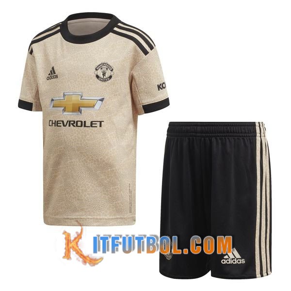 Camisetas Personalizadas Futbol Manchester United Ninos Segunda 19/20