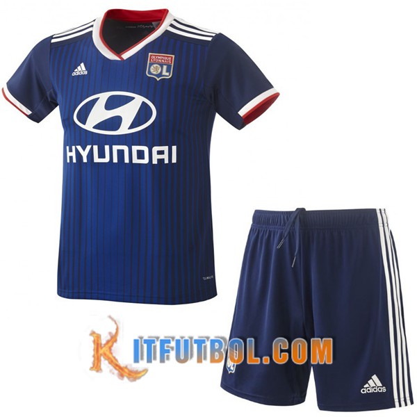 Camisetas Personalizadas Futbol Lyon OL Ninos Segunda 19/20