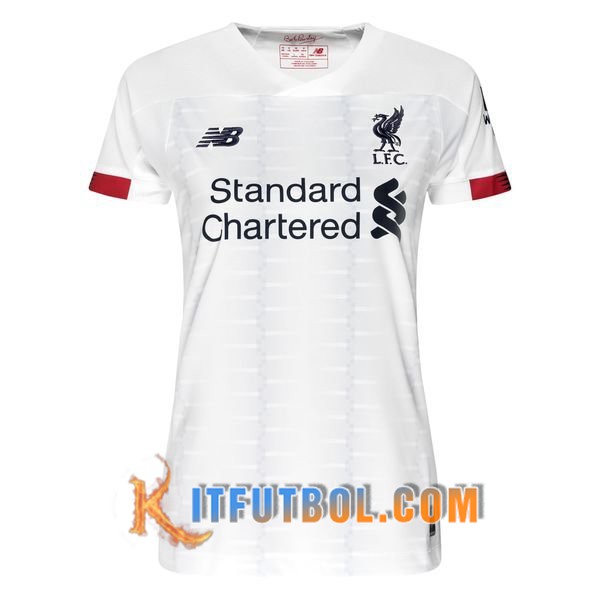 Camisetas Personalizadas Futbol FC Liverpool Mujer Segunda 19/20
