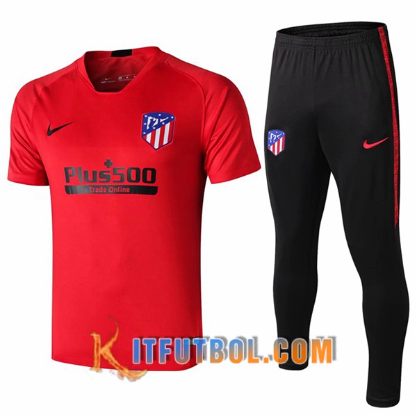 Camiseta Entrenamiento Atletico Madrid + Pantalones Roja 19/20