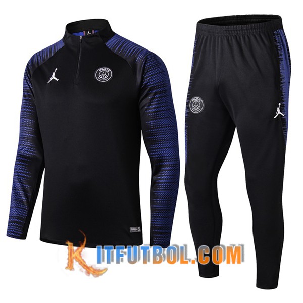 Nueva Chandal Futbol + Pantalones PSG Jordan Negro Azul 19/20