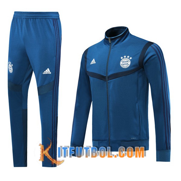 Nueva Chandal Futbol - Chaqueta + Pantalones Bayern Munich Azul 19/20