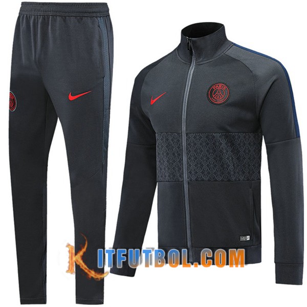 Nueva Chandal Futbol - Chaqueta + Pantalones PSG Gris Oscuro 19/20