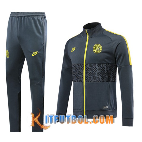 Nueva Chandal Futbol - Chaqueta + Pantalones Inter Milan Gris 19/20