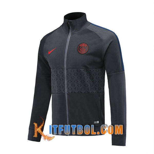 Nueva Chaqueta Futbol PSG Gris Oscuro 19/20