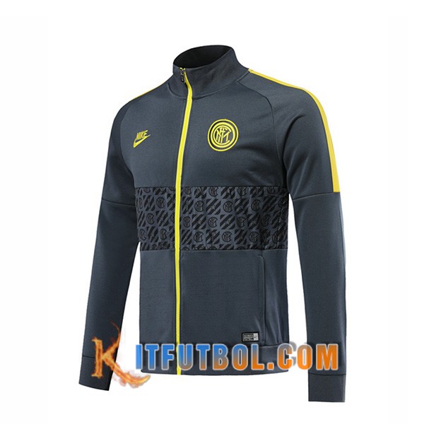 Nueva Chaqueta Futbol Inter Milan Gris 19/20
