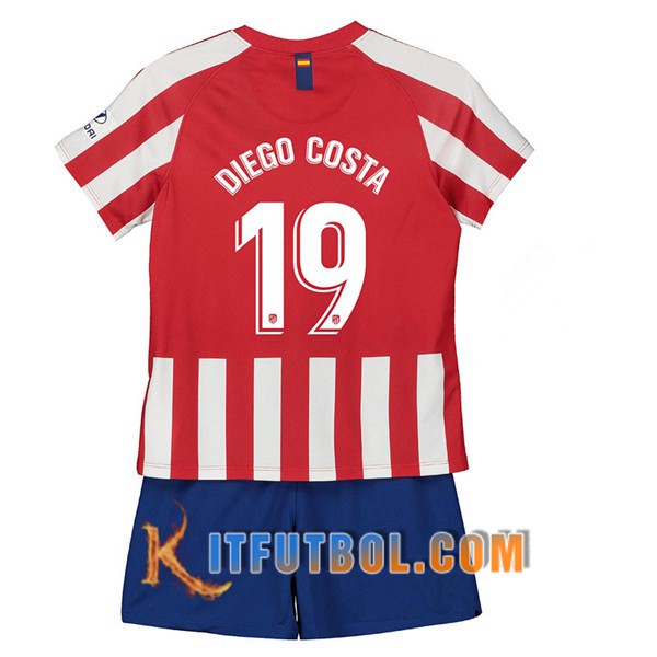 Camisetas Futbol Atletico Madrid (DIEGO COSTA 19) Ninos Primera 19/20
