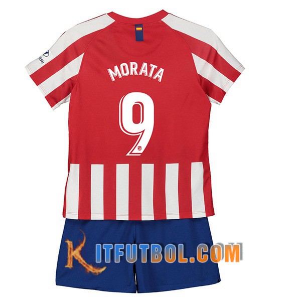 Camisetas Futbol Atletico Madrid (MORATA 9) Ninos Primera 19/20