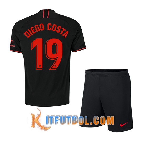 Camisetas Futbol Atletico Madrid (DIEGO COSTA 19) Ninos Segunda 19/20