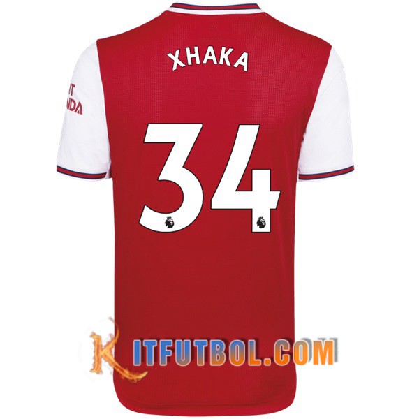 Camisetas Futbol Arsenal (XHAKA 34) Primera 19/20